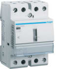 HAGER BOCCHIOTTI - Relè di comando silenzioso 40 A 24 VAC / VDC 2 NA 3 moduli DIN