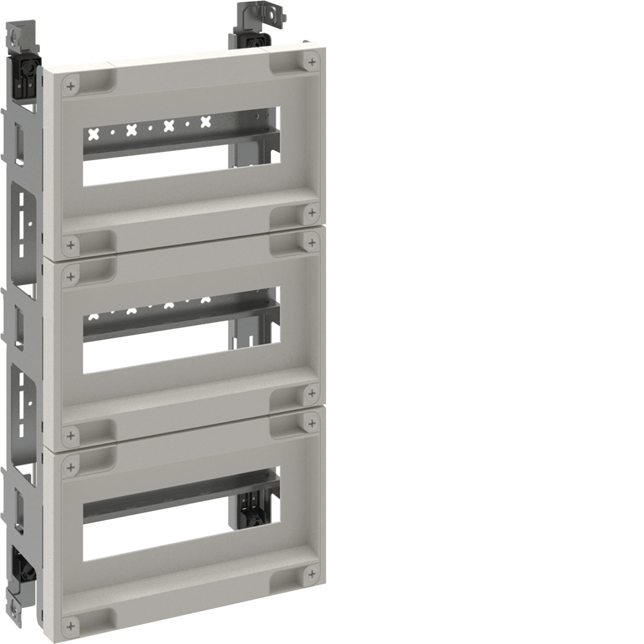 HAGER BOCCHIOTTI - Kit telaio completo per interruttori modulari 3x12 moduli H500 L300 orion plus
