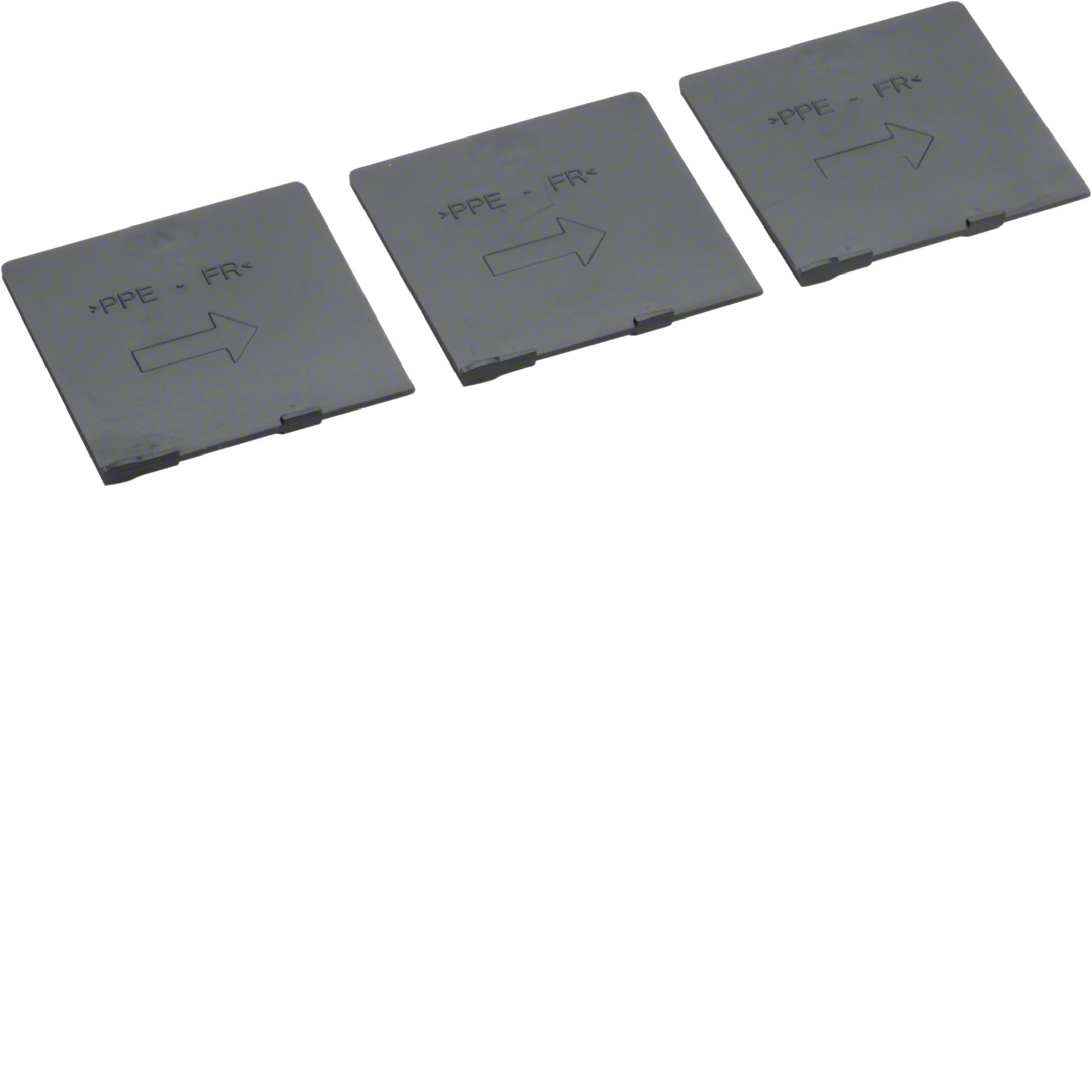 HAGER BOCCHIOTTI - Kit 3 setti separatori fasi H97mm per interruttore h3 x160, x250 3P, 4P