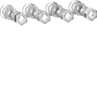 HAGER BOCCHIOTTI - Kit 16 dadi/rondelle montaggio per interruttori h3+ PW1600 4P (ricambio)