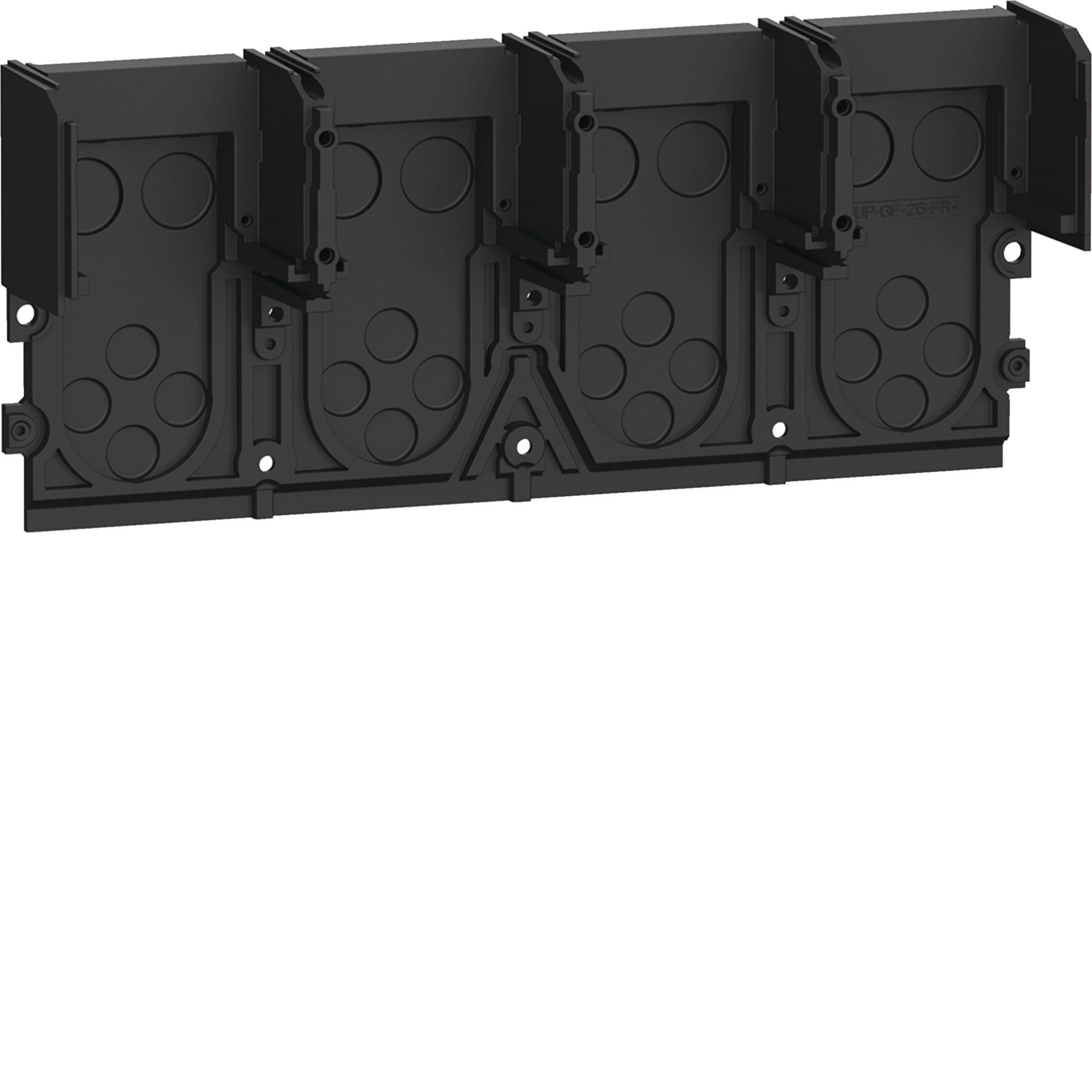 HAGER BOCCHIOTTI - Adattatore per attacchi anteriori per interruttori h3+ PW1600 4P