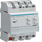 HAGER BOCCHIOTTI - Modulo KNX 4 uscite 6A 24V DC per motori tapparelle e veneziane easy e ETS 4M