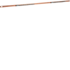 HAGER BOCCHIOTTI - Barra in rame sezione 12x6 L750 con morsetti in ottone per circuito di terra