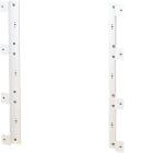 HAGER BOCCHIOTTI - Coppia di elementi di fissaggio per pannelli H600 RAL7035 venezia