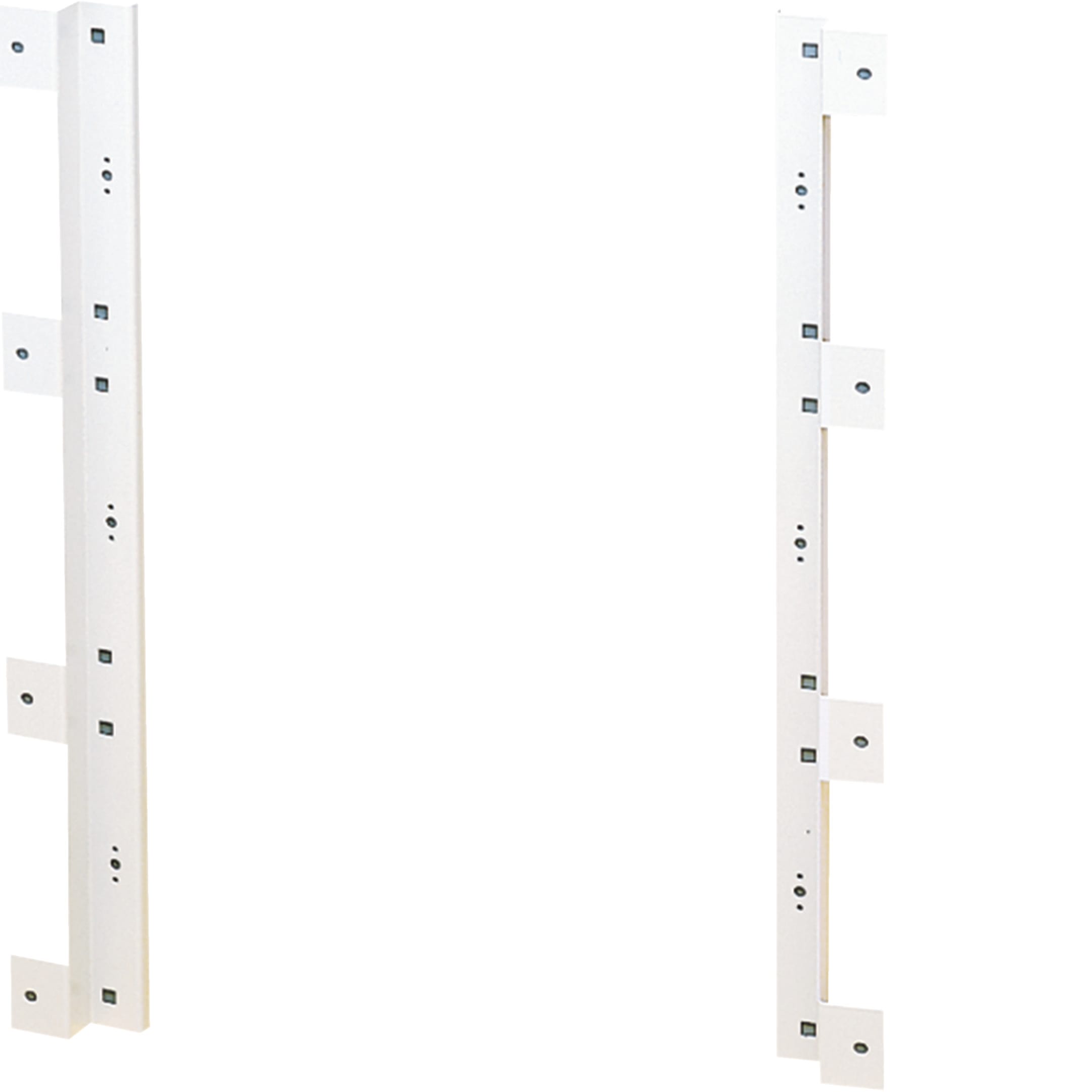 HAGER BOCCHIOTTI - Coppia di elementi di fissaggio per pannelli H1000 RAL7035 venezia