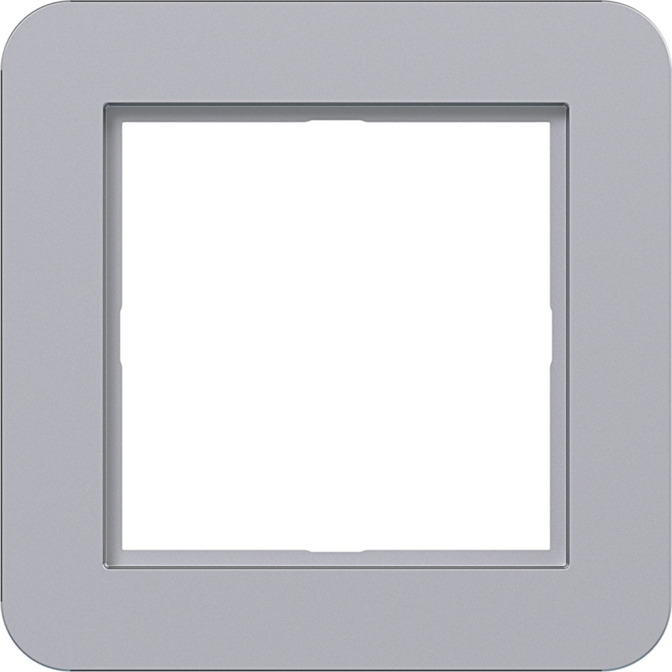 HAGER BOCCHIOTTI - CORNICE LED 1-POSTO, C.1, TITANIO MET