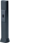 HAGER BOCCHIOTTI - BIS 1500 NR Colonna bifacciale in alluminio porta apparecchi NERO ARDESIA
