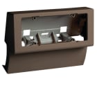 HAGER BOCCHIOTTI - Scatola porta apparecchi universale 6 moduli linea TCN marrone SCNI 6 B