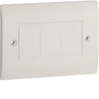 HAGER BOCCHIOTTI - Placca cieca per scatole canali TBA-TBN-TCN bianco PC 83 W
