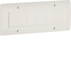 HAGER BOCCHIOTTI - Placca cieca 6 moduli per scatole canali TBA-TBN-TCN bianco PCN6 W