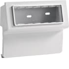 HAGER BOCCHIOTTI - Scatola porta apparecchi Pepita 6 moduli linea TBN bianco SBN 6 AP W