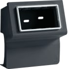 HAGER BOCCHIOTTI - SCN 4 AP A Scatola porta apparecchi Pepita per canale cornice TCN NERO ARDESIA