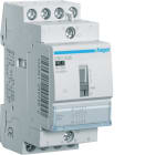 HAGER BOCCHIOTTI - Contattore a comando manuale 25 A 230 V AC 3 NA+1 NC 2 moduli DIN