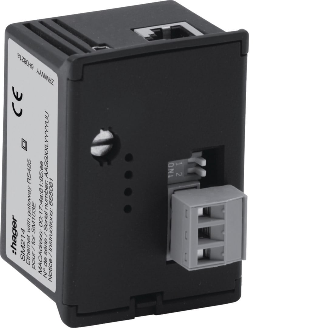 HAGER BOCCHIOTTI - Modulo IP+RS485 Jbus per SM103E