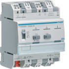 HAGER BOCCHIOTTI - Modulo KNX dimmer 2 uscite 300W combinabili 230V AC easy e ETS 4M