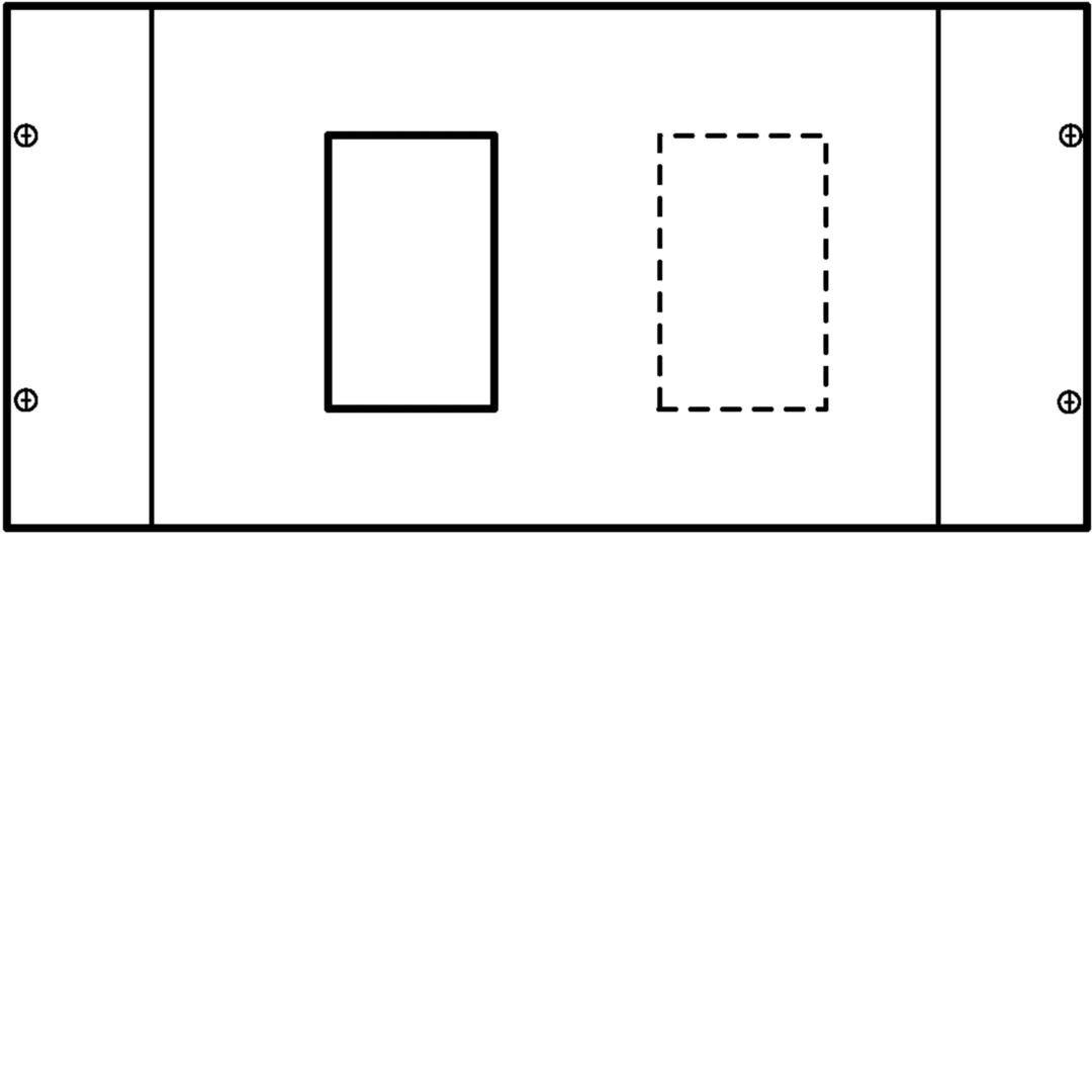 HAGER BOCCHIOTTI - Kit per 2 scatolati x250 motorizzati verticali H300 L600 quadro 4 / quadro 5