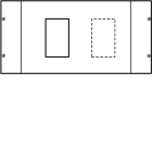 HAGER BOCCHIOTTI - Kit per 2 scatolati x250 motorizzati verticali H300 L600 quadro 4 / quadro 5