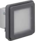 HAGER BOCCHIOTTI - Inserto LED bianco W.1 grigio