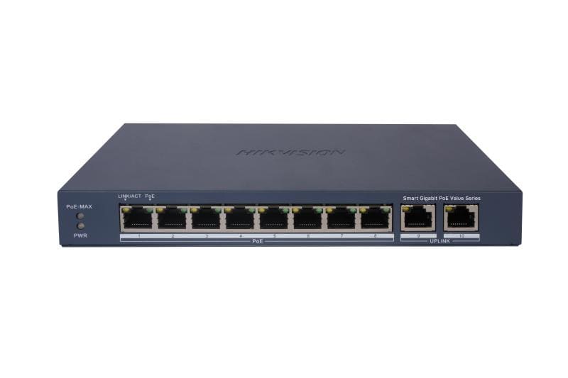 HIKVISION - DS-3E1510P-EI/M SWITCH SMART POE GIGABIT