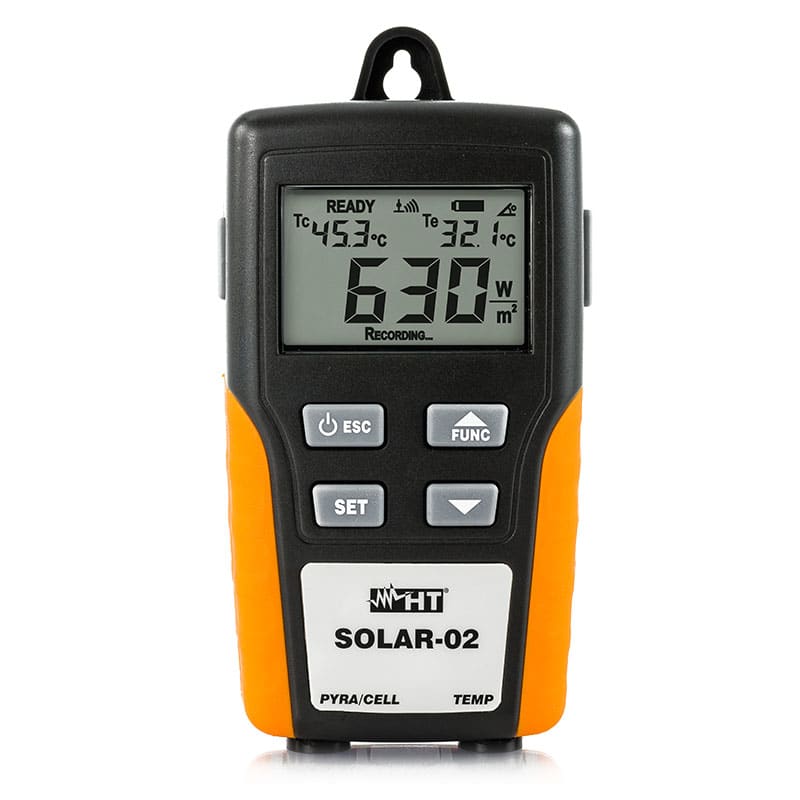 HT INSTRUMENTS - SOLAR02 UN. REM. CON DISP. PER MIS. IRRA