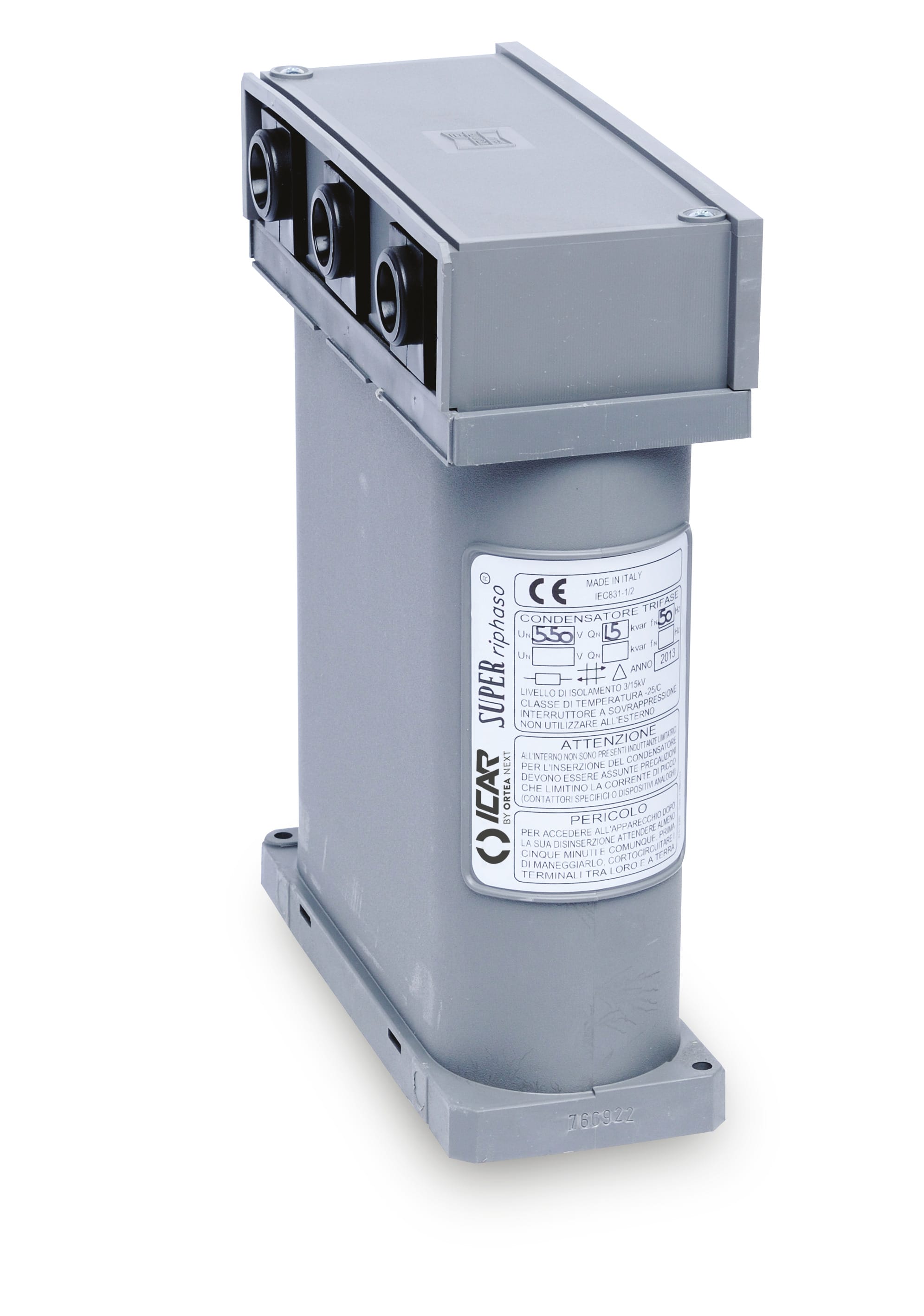 ICAR - SUPERRIPHASO HP30 550V 16,5KVAR 50H