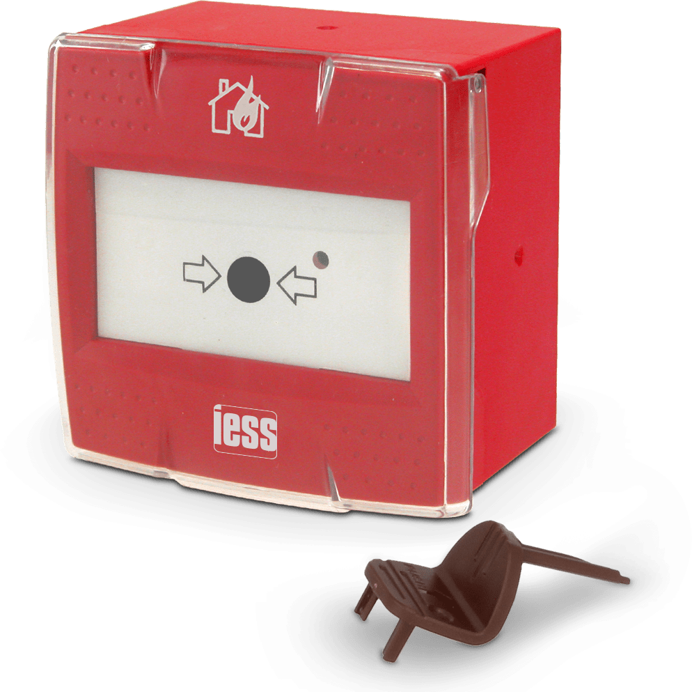 IESS - PULSANTE INCENDIO CONV. X INTERNO X MEC