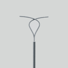 IGUZZINI ILLUMINAZIONE - PALO INTER.FE.D=159 H=9843 C/BRAC.CURV.D