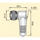 AECO - MOD.14/4 M12 PNP/LED LC5