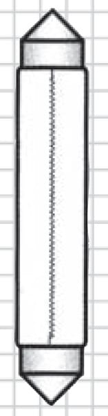 ITALWEBER - LAMPADA DOPPIO ATTACCO 6X31 24V 3W