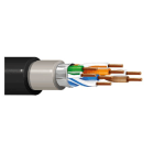 ITC INDUSTRIA TECNICA CAVI - 4X2 AWG 24 UTP CAT.5E PE NERO BOB.500 FC