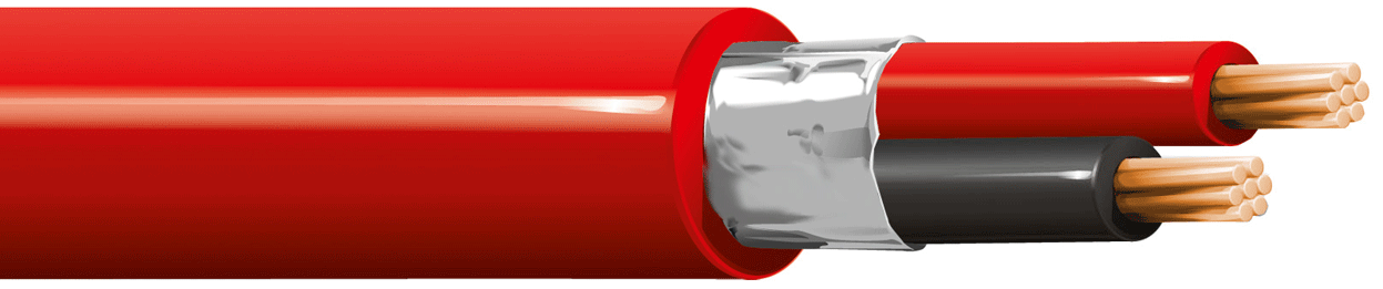 ITC INDUSTRIA TECNICA CAVI - 2X1.00 LSZH ROSSO B1000 PH30 CCA-S1B,D1,
