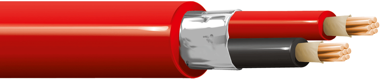 ITC INDUSTRIA TECNICA CAVI - 2X2,50 LSZH ROSSO B1000 PH120 CCA-S1B,D1
