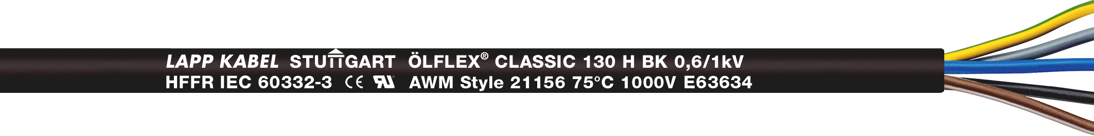 LAPP - OLFLEX CLASSIC 130 H BK 0,6/1 KV 4G2,5