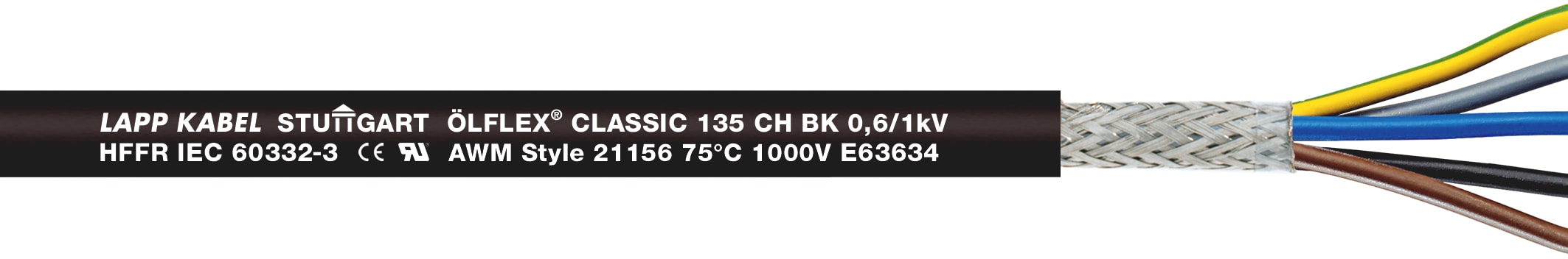 LAPP - OLFLEX CLASSIC 135 CH BK 0,6/1 KV 4G1,5
