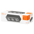 LEDVANCE - Spot LEDV, 3x30W, 4000K, Bianco/Nero