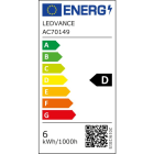 LEDVANCE - LEDCLA60DIM 5.9W 827 FILCL E27 P LEDV