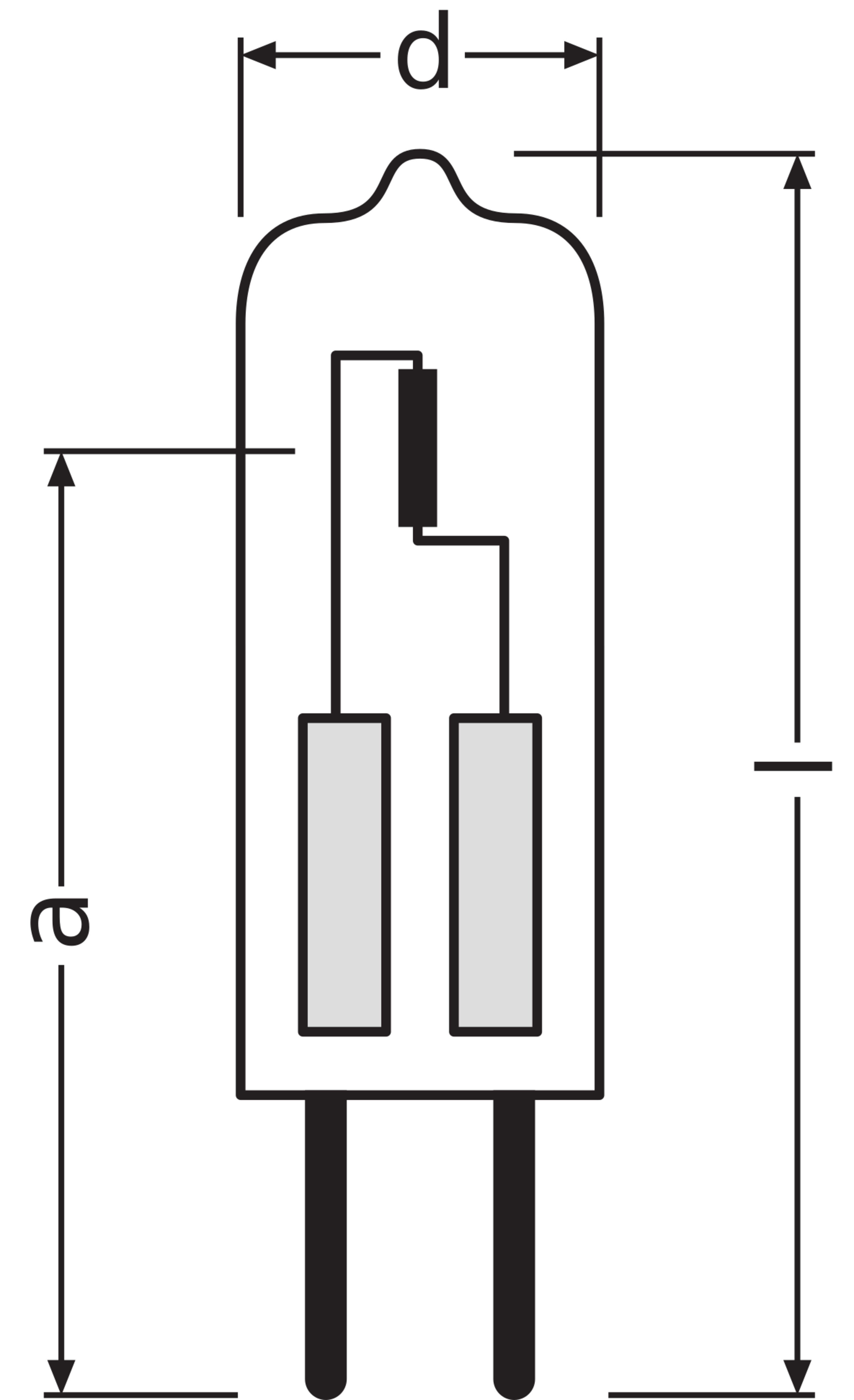 LEDVANCE - Lampadina alogena, 75W, 12V, GY6.35, Osram Halostar Starlite 2000