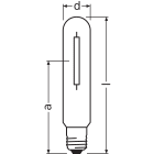 LEDVANCE - Lampada Alfanum. NAV-T 1000W E40 FLH1 OSRAM - VIALOX® NAV®-T 1000 W E40