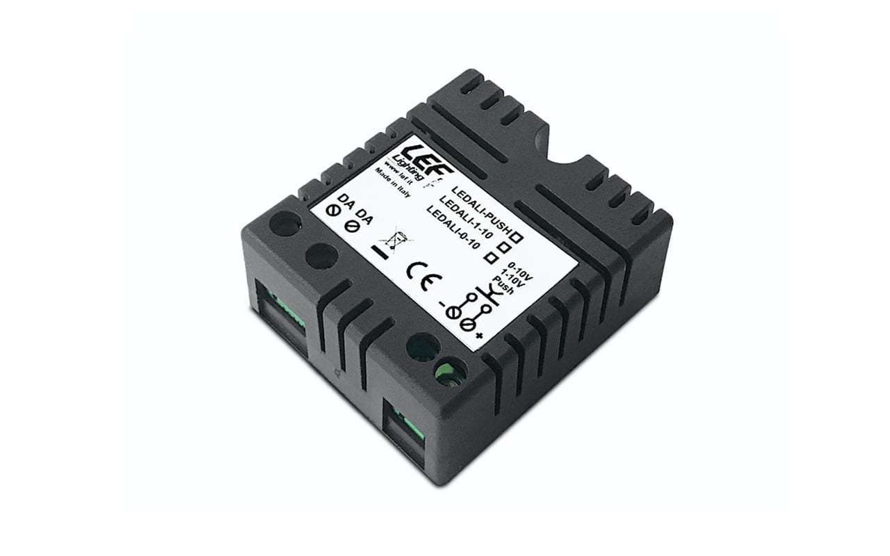 LEF LIGHTING - GENERATORE DI SEGNALE DALI comandabile con segnale 0-10V