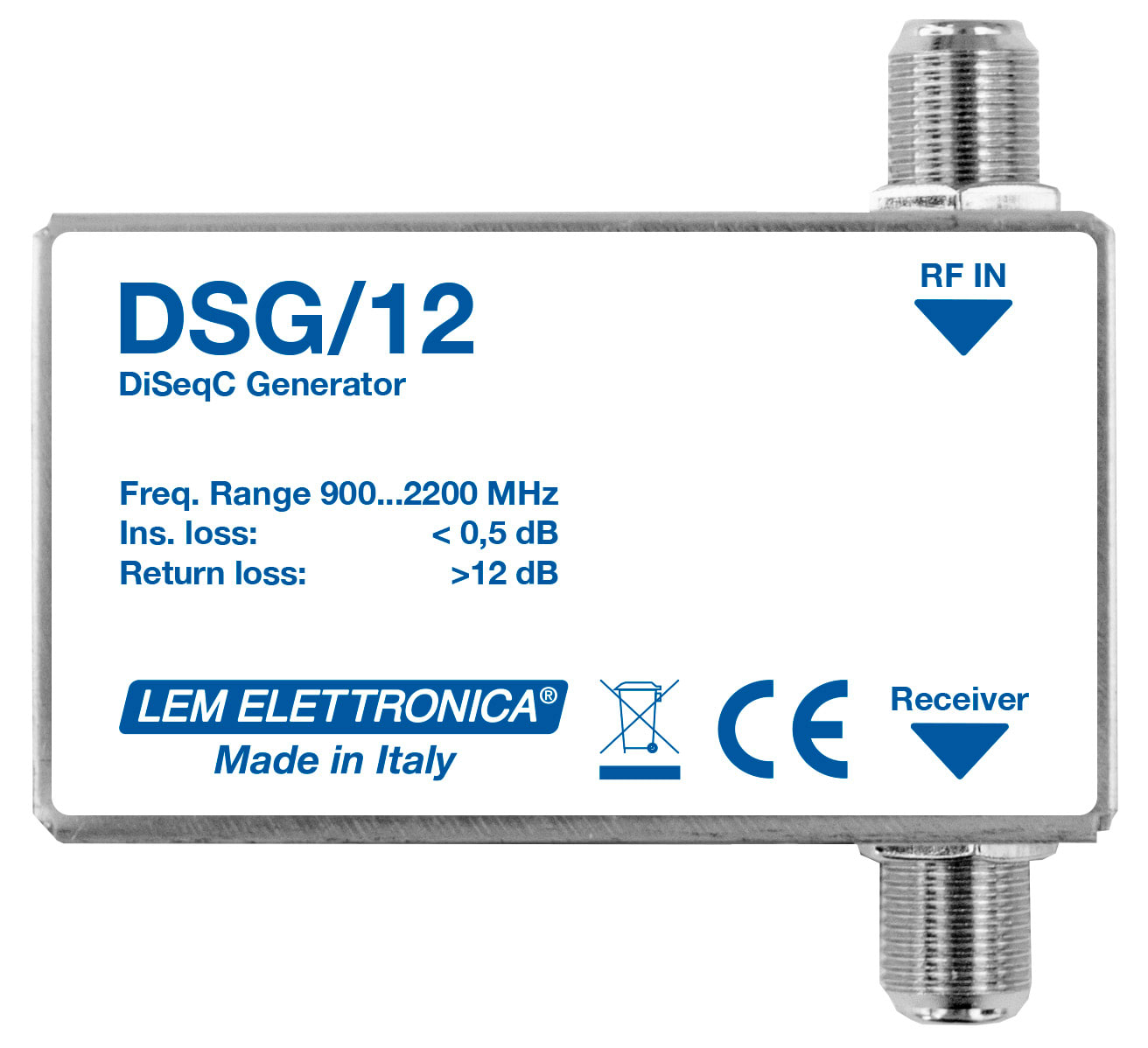 LEM ELETTRONICA - Generatore DiSEqC DSG/12 1.0 tramite 12VDC.