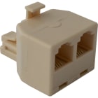 LE PROLUNGHE - Accoppiatore doppio telefono per plug 6/4.