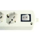 LE PROLUNGHE - Cavo di alimentazione elettrica CABLY U.3U C/IN 3G1.5 SP16A MT1.5 BN SAC.