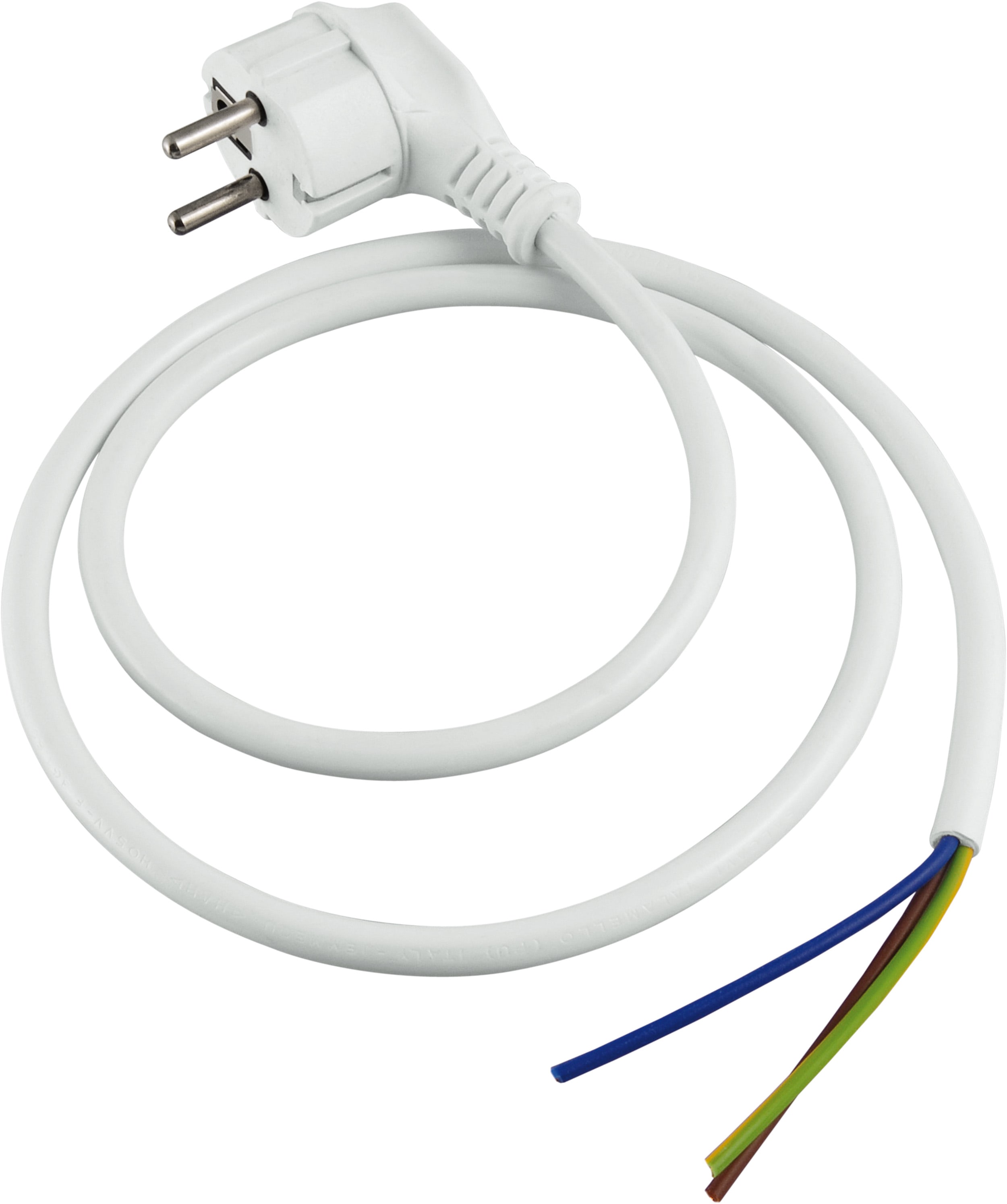 LE PROLUNGHE - Prolunghe Lineari 3G1 MT3 Spina/Schuko 90 Gradi Bianco