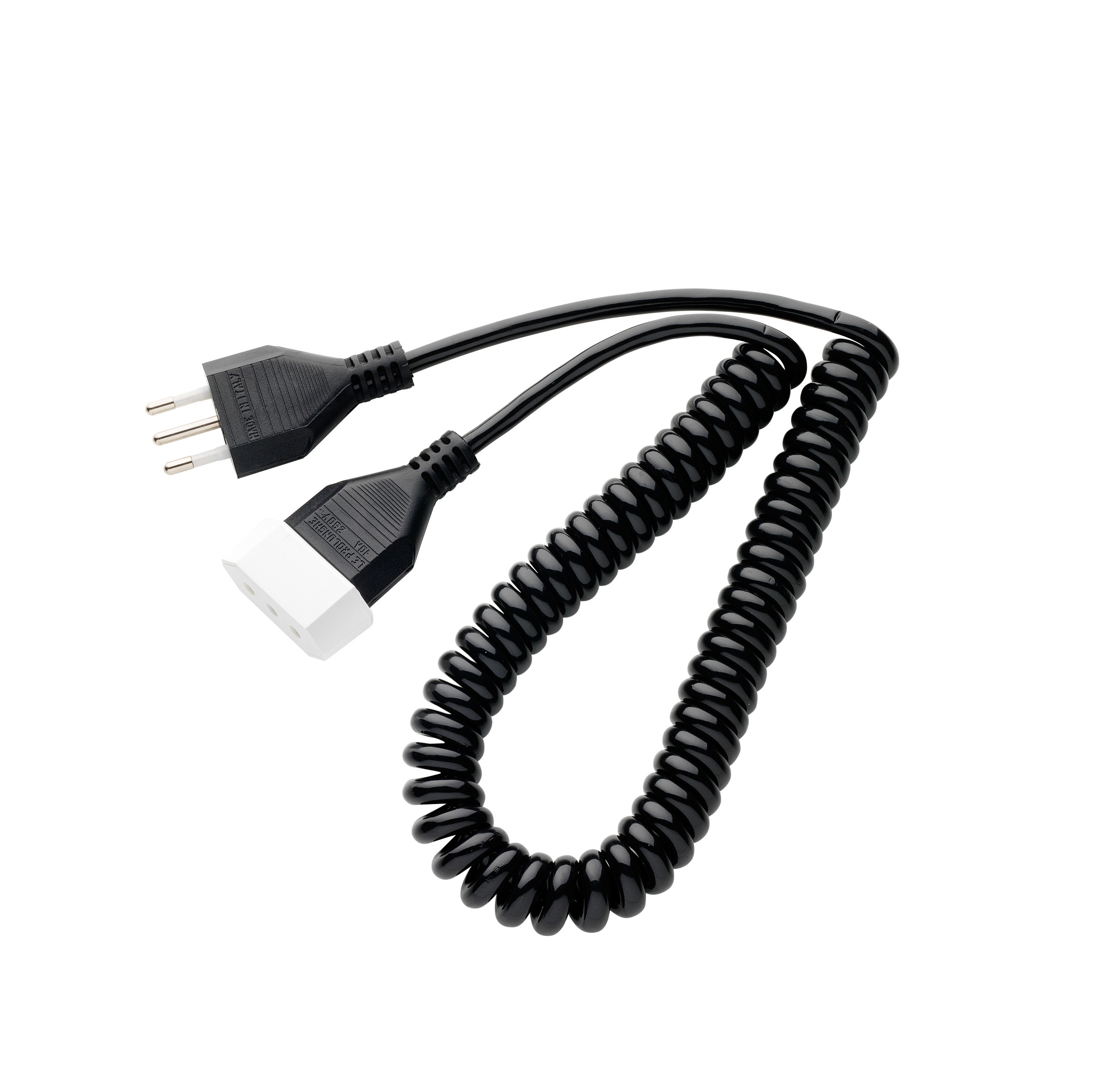 LE PROLUNGHE - Prolunga elettrica 3 prese 10A 5 metri nero.
