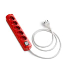 LE PROLUNGHE - CABLY 5U C/INT.ROSSO +C/LIN.BN MT.1.50