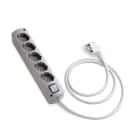 LE PROLUNGHE - CABLY 5U C/INT.GRIGIO +C/LIN.BN MT.1.50