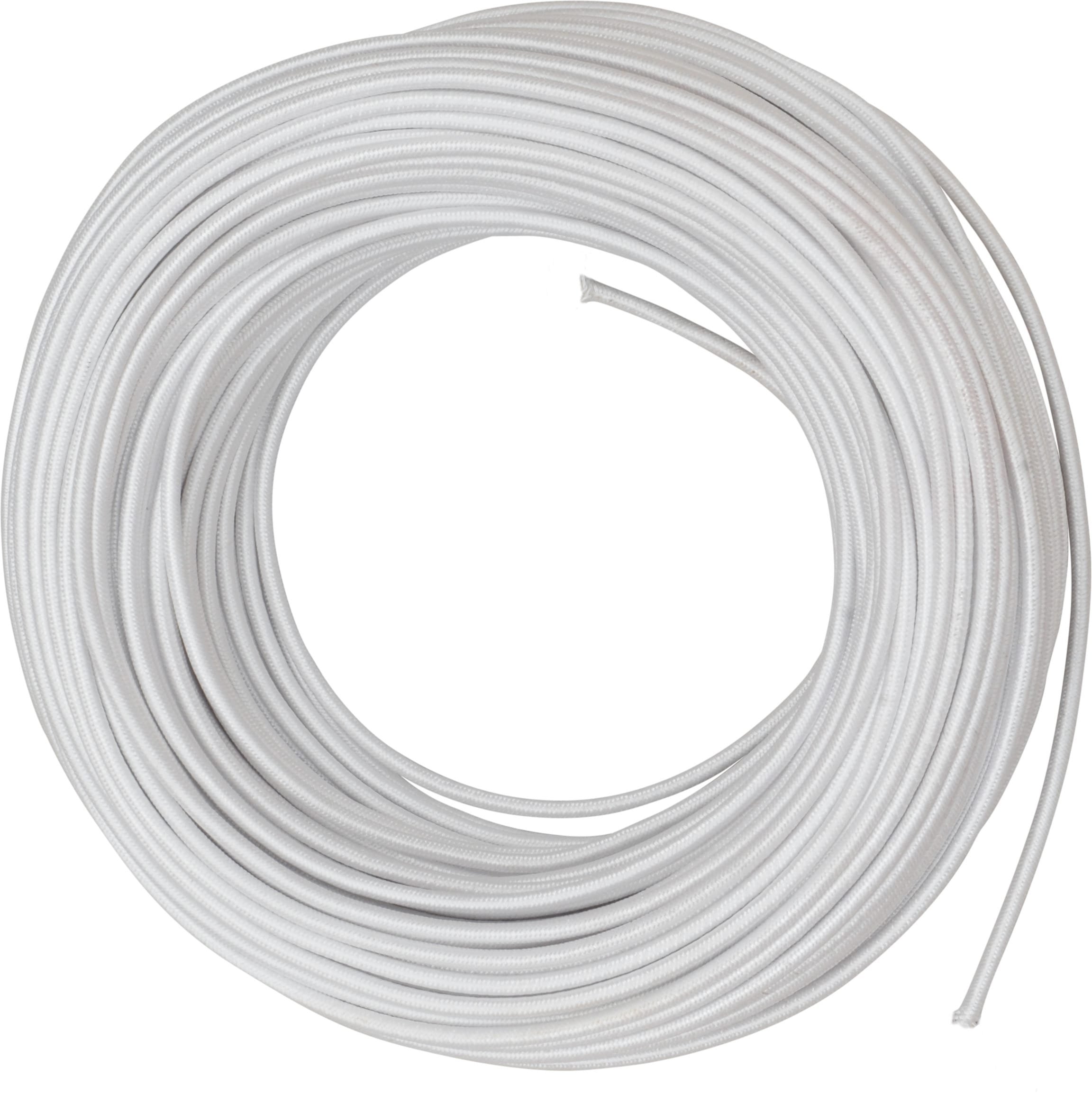 C'ERA UNA VOLTA - Cavo 3G0.75 H03 con rivestimento tessile bianco.