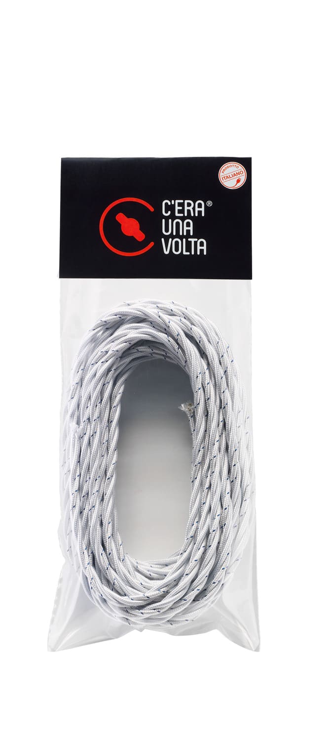 C'ERA UNA VOLTA - TRECCIA SETA 3G0.50 BIANCO MT. 10