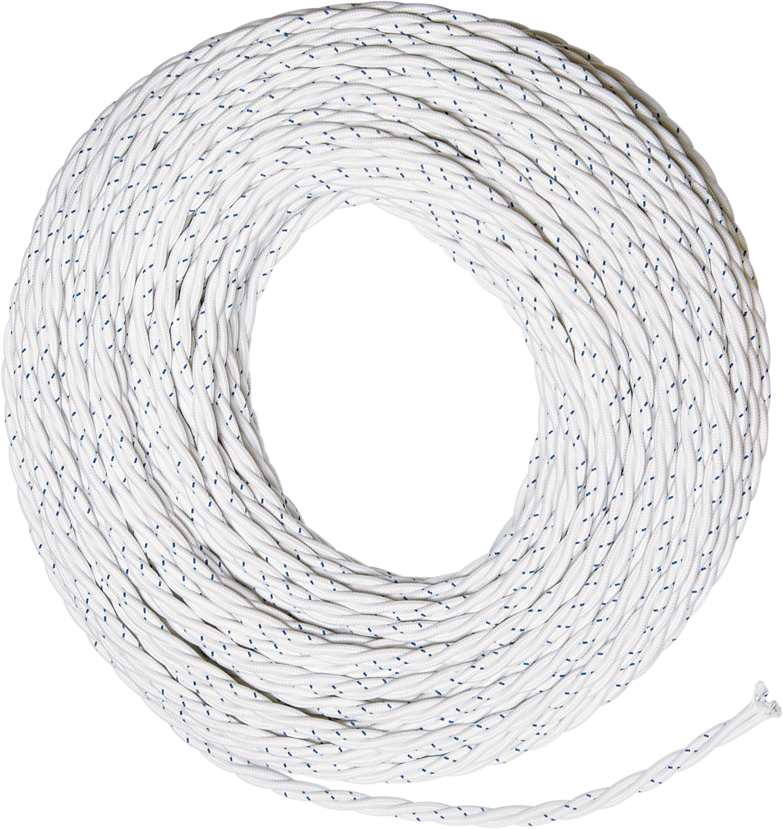 C'ERA UNA VOLTA - Treccia cotone 3g1 bianco mt. 50.