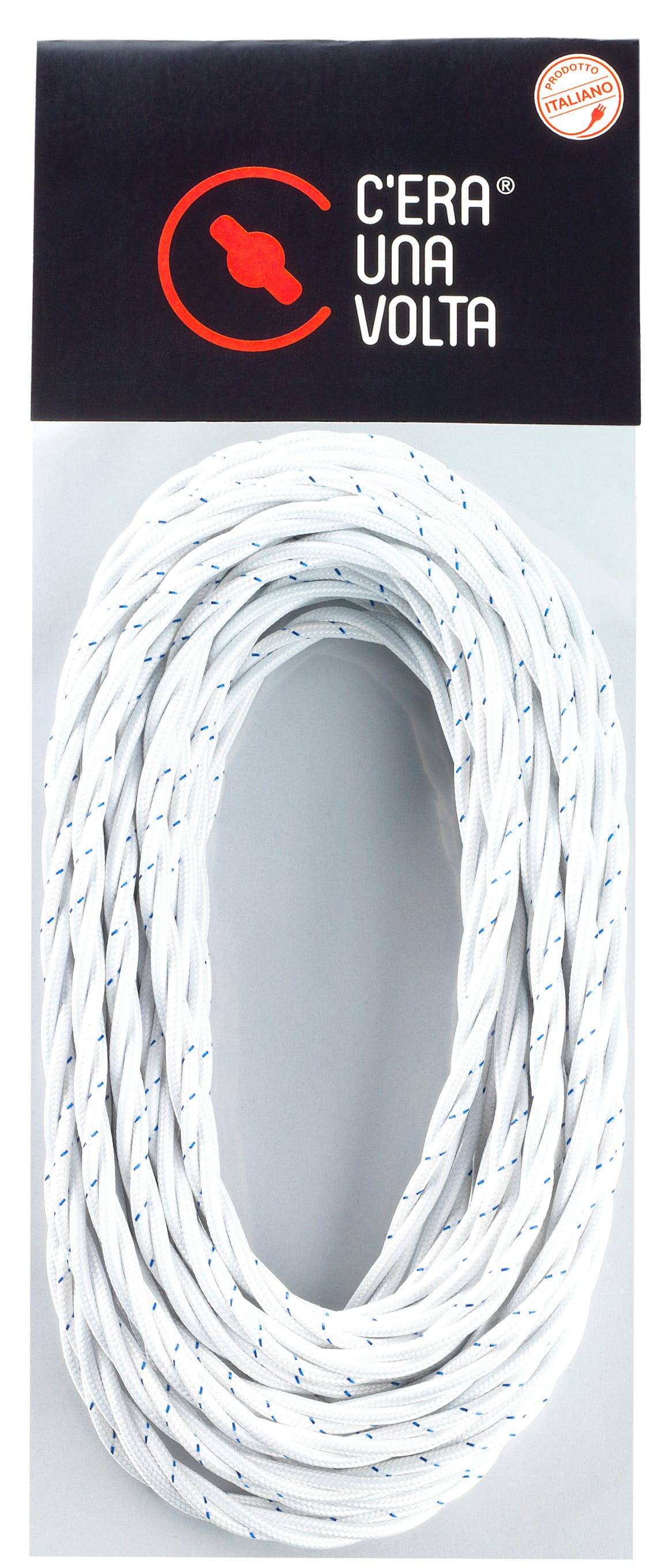 C'ERA UNA VOLTA - Treccia cotone 3g1 mt. 10 bianco.